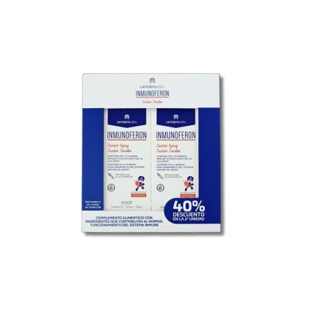 INMUNOFERON JUNIOR JARABE DUPLO 2 X 150 ML 40% 2ª UNIDAD