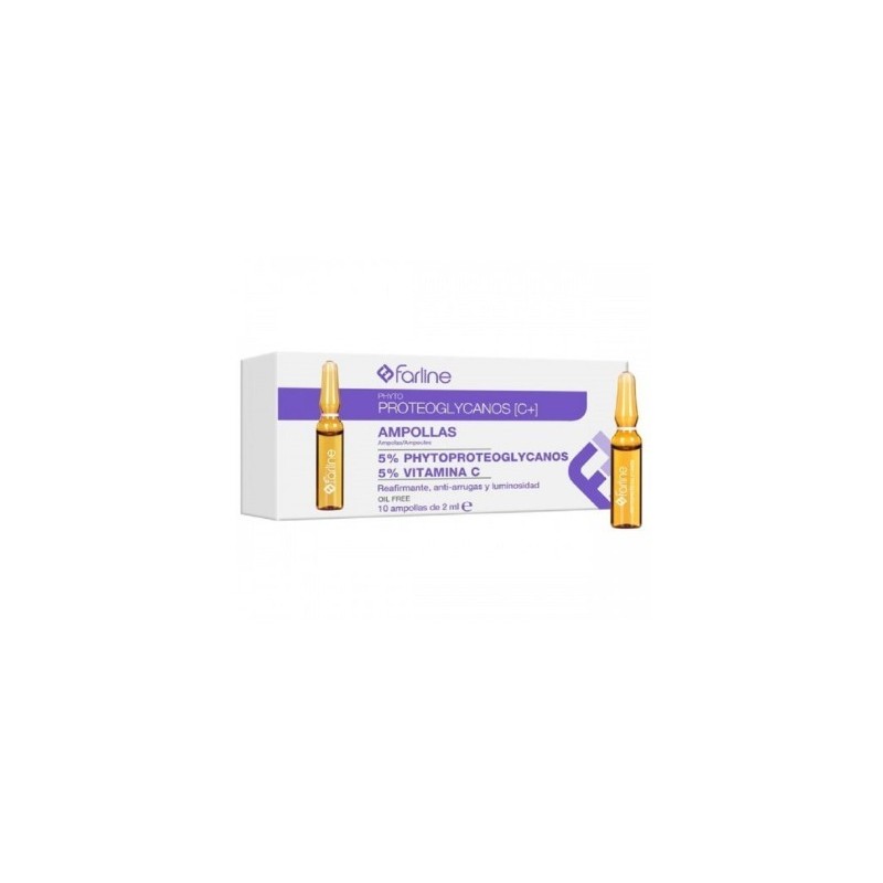 FARLINE AMPOLLAS PHYTOPROTEOGLYCANOS Y VIT C 10 AMPOLLAS 2 ML