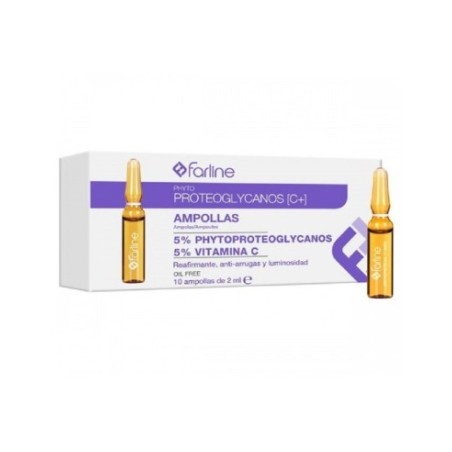 FARLINE AMPOLLAS PHYTOPROTEOGLYCANOS Y VIT C 10 AMPOLLAS 2 ML