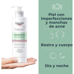 EUCERIN DERMO PURE GEL LIMPIADOR CONCENTRADO TRIPLE EFECTO  400 ML