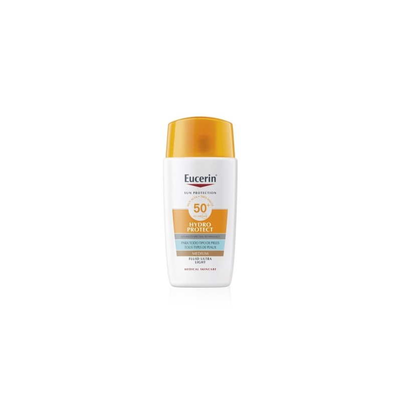 EUCERIN SUN HYDROPROTECT FLUIDO ULTRA LIGHT SPF 50+ TONO MEDIO 50 ML