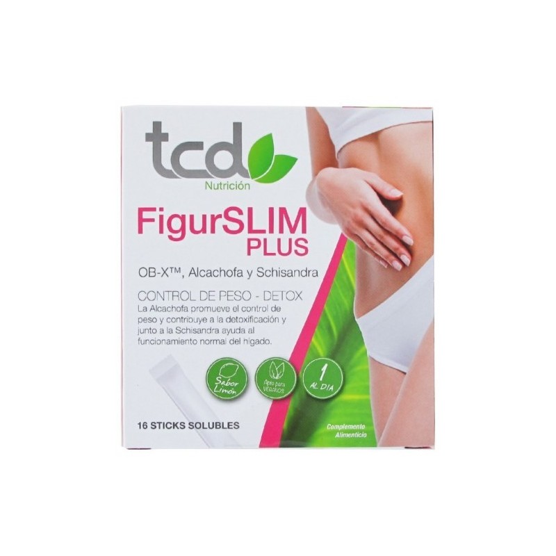 TCD NUTRICION FIGURSLIM PLUS 16 STICKS 5 G SABOR LIMON