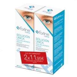 FARLINE OPTICA SOLUCION UNICA CON HIALURONICO DUPLO 2X500 ML