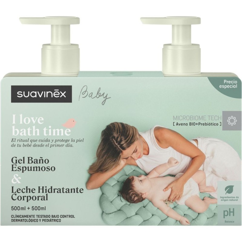SUAVINEX PACK GEL ESPUMOSO 500 ML + LOCION 500 ML