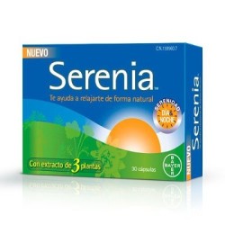 Bayer SERENIA 30 CAPS - Complemento Alimenticio para Relajarse de Forma Natural