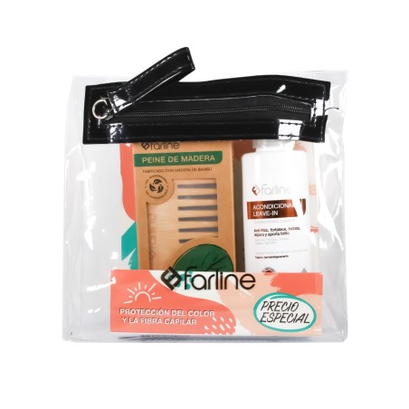 FARLINE NECESER ACONDICIONADOR+PEINE MADERA