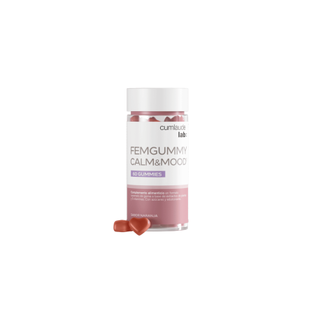 CUMLAUDE LAB: FEMGUMMY CALM&MOOD SABOR NARANJA 60 GUMMIES