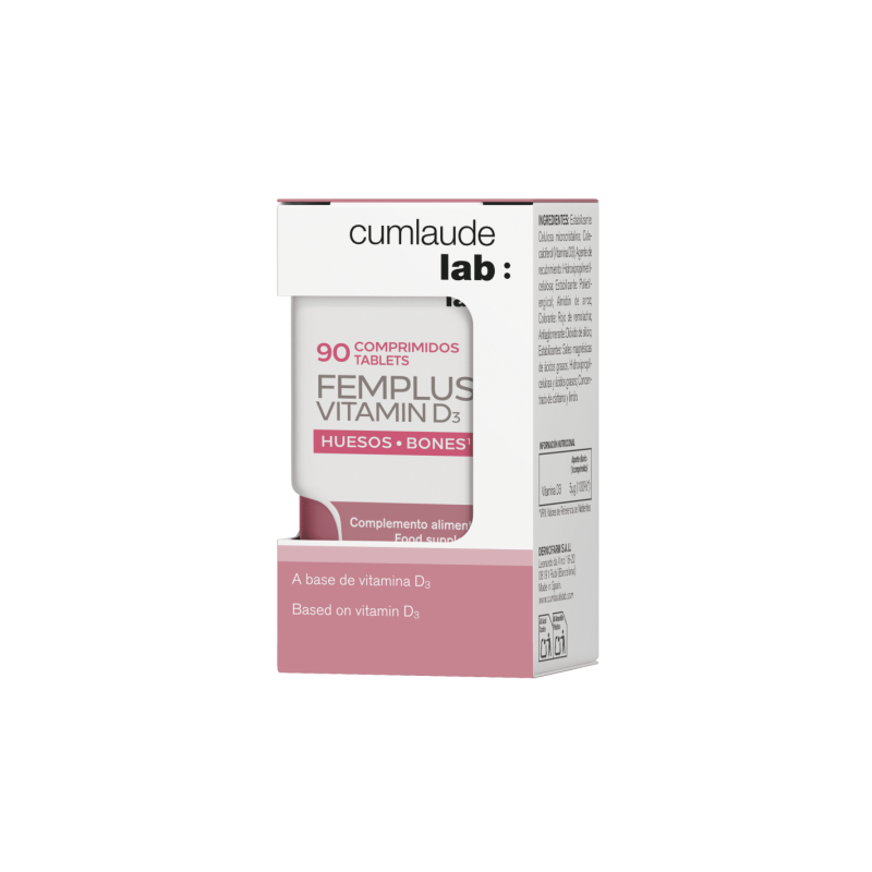 CUMLAUDE LAB: FEMPLUS VITAMIN D3 90 COMPRIMIDOS