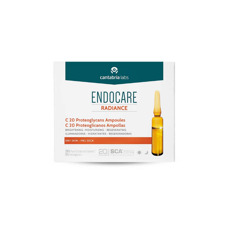 ENDOCARE C-20 PROTEOGLICANOS PIEL SECA 2 ML 30 AMP