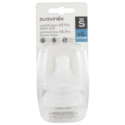 SUAVINEX TETINA SILICONA FISIOLOGICA FLUJO S 2 UNIDADES
