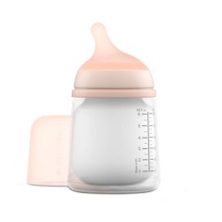 SUAVINEX BIBERON ANTICOLICO T SILICONA ADAPTABLE + 0 MESES 180 ML LIGHT SAND