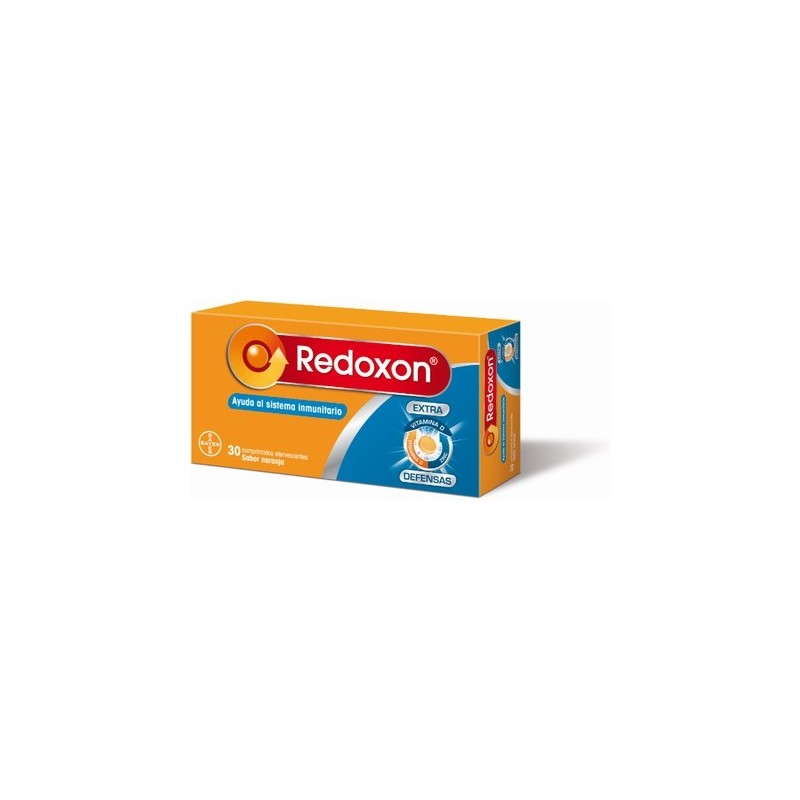 Bayer Redoxon Extra Defensas Vitamina C Naranja 30 Comp Ef