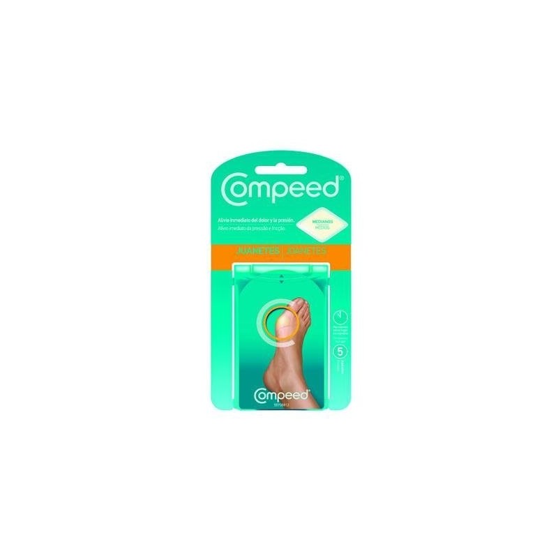 COMPEED APOSITOS HIDROCOLOIDE JUANETES 5 UNID