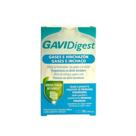 GAVIDIGEST GASES E HINCHAZON 30 CAPSULAS