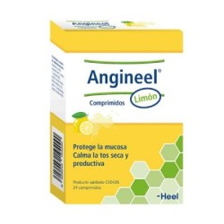 HEEL ANGINEEL LIMON 24 COMPRIMIDOS BUCODISPERSABLE
