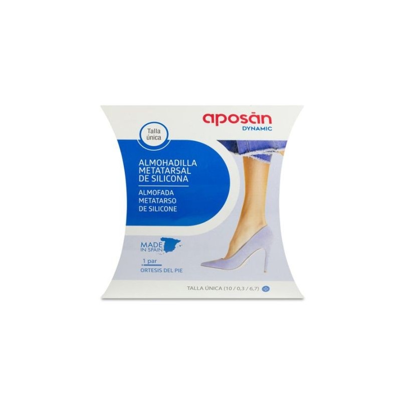 APOSAN ALMOHADILLA METATARSAL DE SILICONA DYNAMIC 2 UNIDADES TALLA UNICA