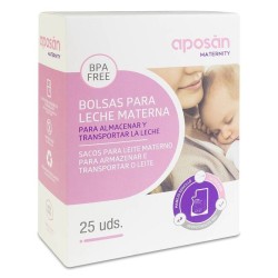 APOSAN MATERNITY BOLSAS PARA LECHE MATERNA 25 UNIDADES