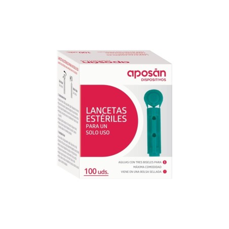 APOSAN LANCETAS 100 UNID
