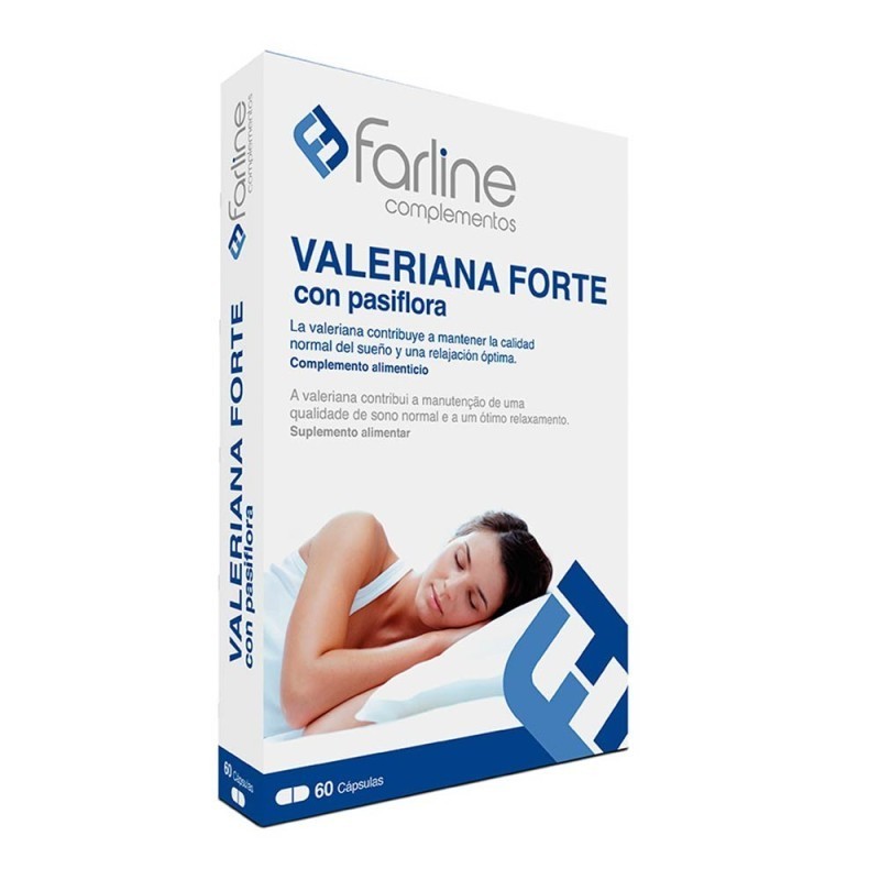 FARLINE COMPLEMENTOS VALERIANA FORTE 150 MG 60 CAPSULAS