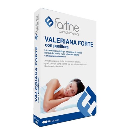 FARLINE COMPLEMENTOS VALERIANA FORTE 150 MG 60 CAPSULAS