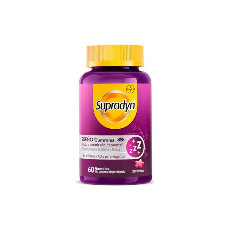SUPRADYN SUEÑO GUMMIES SABOR ARANDANOS 60 UNIDADES