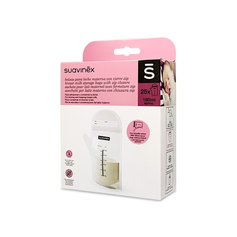 SUAVINEX BOLSAS ALMACEN LECHE MATERNA 25U