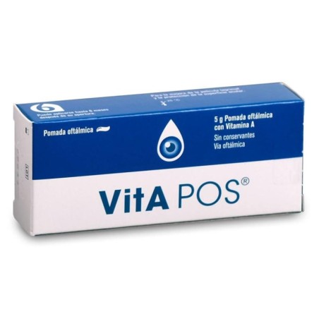 Brill Pharma VITA-POS Pomada Oftálmica 5 G - Mejora Película Lagrimal - Protección Superficie Ocular
