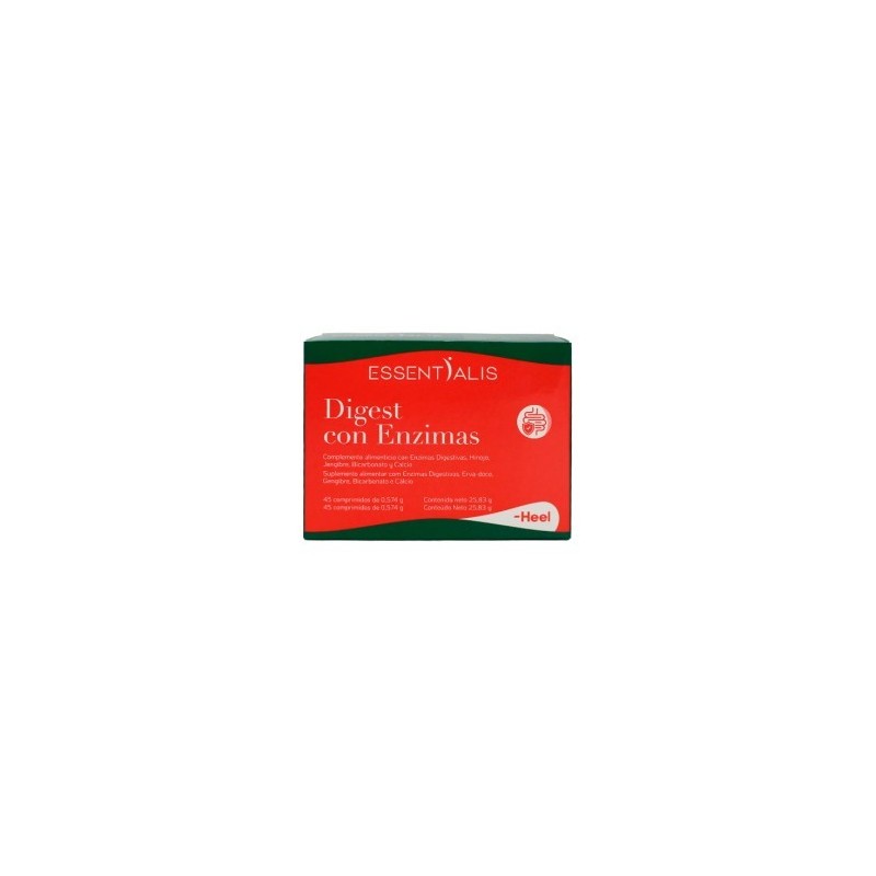HEEL ESSENTIALIS DIGEST CON ENZIMAS 45 COMP