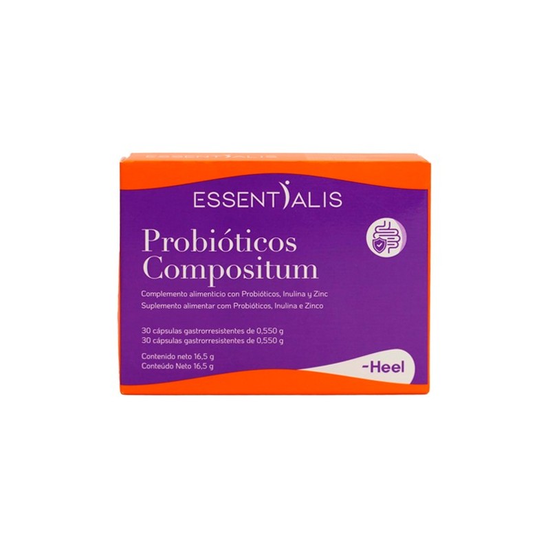 HEEL ESSENTIALIS PROBIÓTICOS COMPOSITUM 30 CAPS