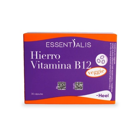 HEEL ESSENTIALIS HIERRO VITAMINA B12 VEGGIE 30 CAPSULAS