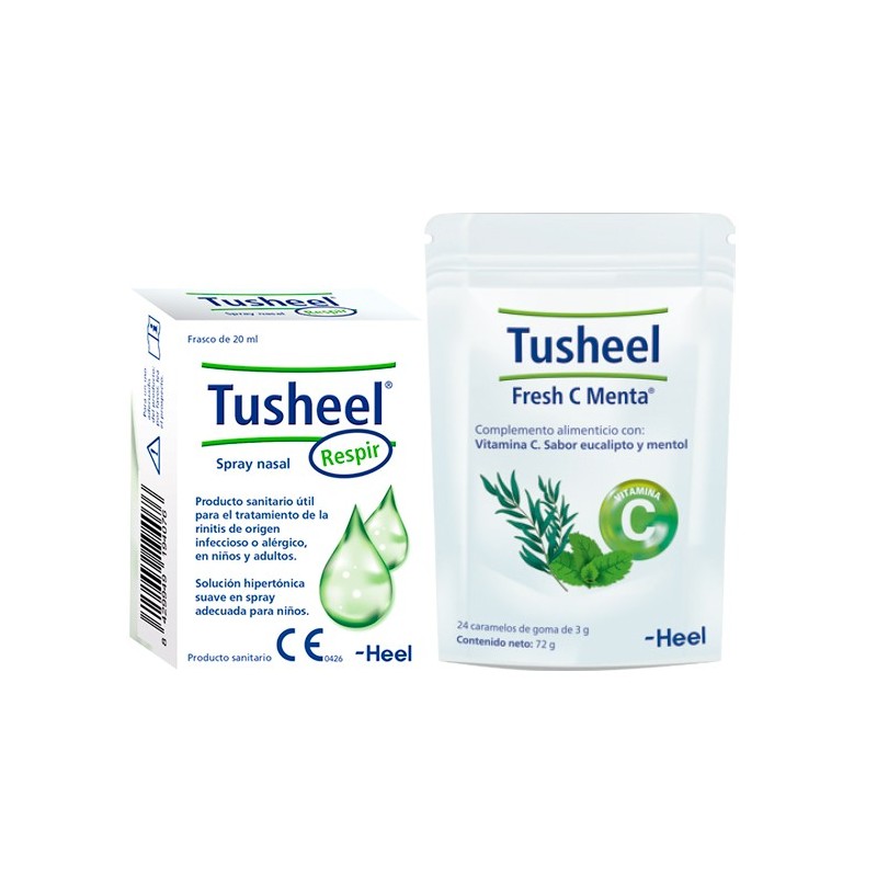 HEEL TUSHEEL RESPIR SPRAY NASAL 20 ML + TUSHEEL CARAMELOS MENTA 72 G