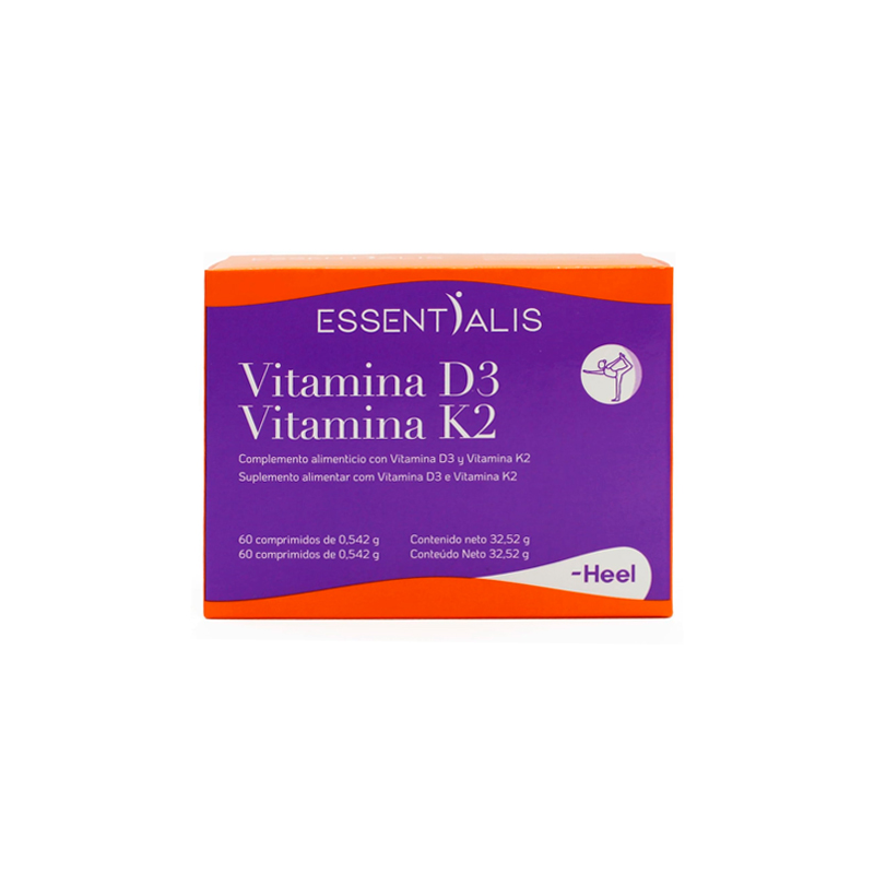 HEEL ESSENTIALIS VITAMINA D3/K2 60 COMP