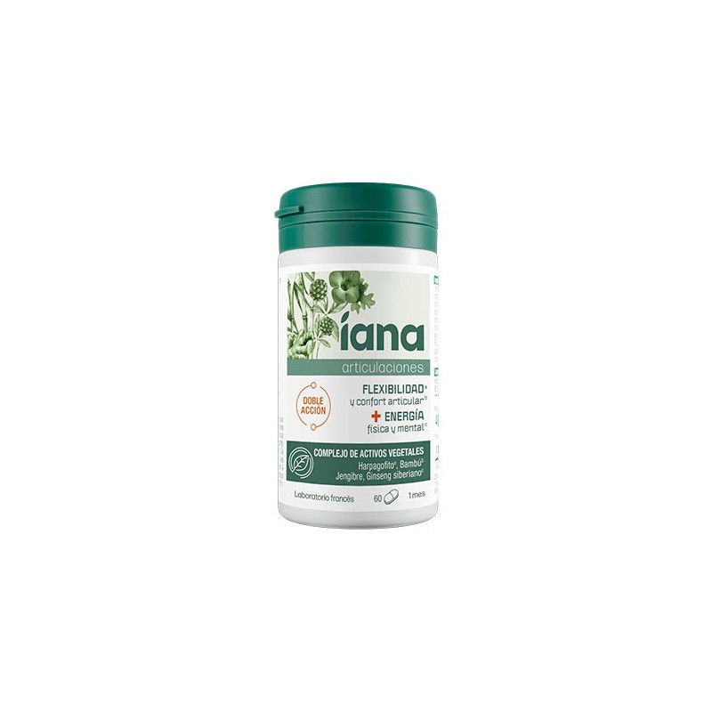 IANA ARTICULACIONES FLEXIBILIDAD Y ENERGIA 60 COMPRIMIDOS RANURADOS