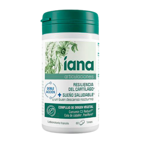 IANA ARTICULACIONES RESILENCIA DEL CARTILAGO Y SUEÑO 60 COMPRIMIDOS RANURADOS