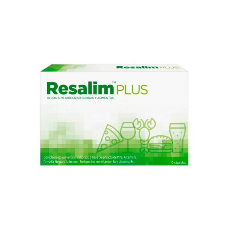 Phergal RESALIM PLUS 10 CAPS - Aceite Vegetal Extracto de Piña Bromelina