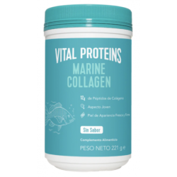 Nestlé VITAL PROTEINS - Colágeno Marino 221g - Suplemento Alimenticio - Cabello Piel Uñas Articulaciones - Pescetarianos