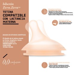 SUAVINEX ZERO ZERO TETINA SILICONA ANTICOLICO FLUJO M 01 FAIR TONE 2 UNID