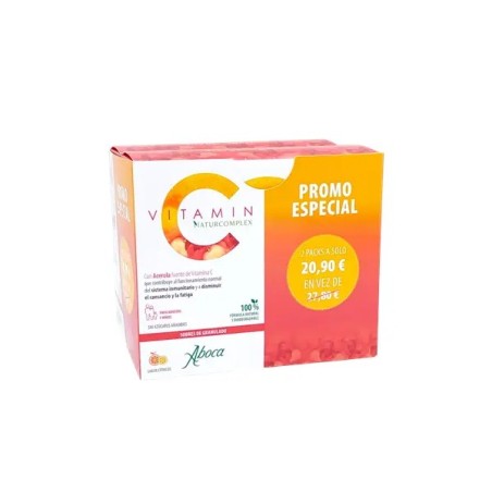 ABOCA VITAMIN C NATURCOMPLEX DUPLO 2 X 20 SOBRES PROMO ESPECIAL