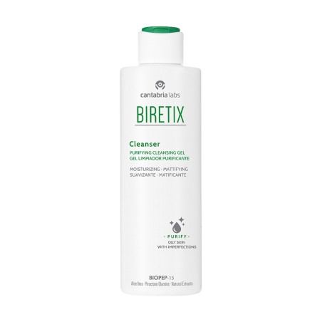 BIRETIX Limpiador Facial Gel 200 Ml - Control de Piel Grasa - Limpieza Profunda - Cantabria Labs
