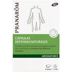 Pranarôm Aromaforce Cápsulas Defensas Naturales Bio 30 Cápsulas