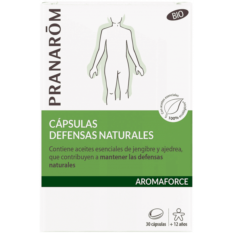 Pranarôm Aromaforce Cápsulas Defensas Naturales Bio 30 Cápsulas