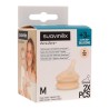 SUAVINEX ZERO ZERO TETINA SILICONA ANTICOLICO FLUJO M 01 FAIR TONE 2 UNID