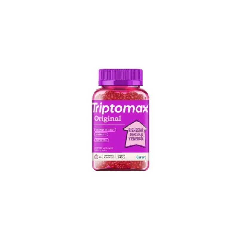 TRIPTOMAX ORIGINAL SABOR MORA 60 GUMMIES