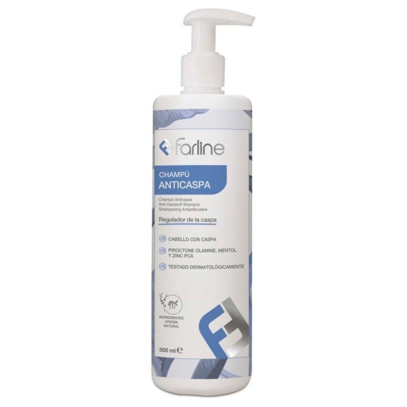 FARLINE CHAMPU ANTICASPA CASPA GRASA 500 ML