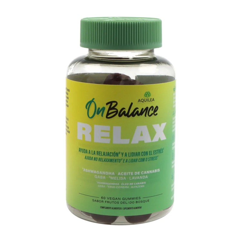 AQUILEA ONBALANCE RELAX SABOR FRUTOS DEL BOSQUE 60 GUMMIES