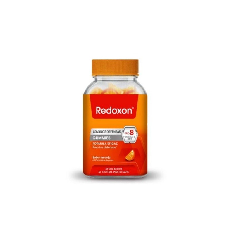 REDOXON ADVANCE DEFENSAS 60 GUMMIES SABOR NARANJA