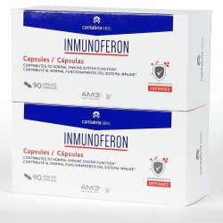 INMUNOFERON DUPLO 90 + 90 CAPSULAS 40% DTO 2º UNID