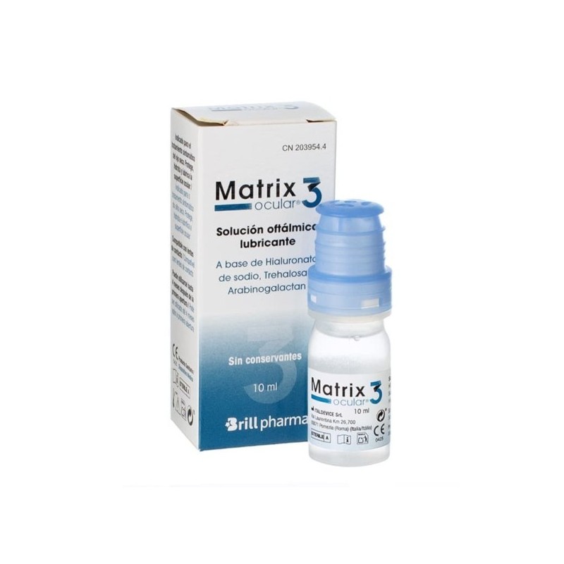 Brill Pharma Matrix Ocular 3 - Solución Oftálmica Lubricante 10 Ml
