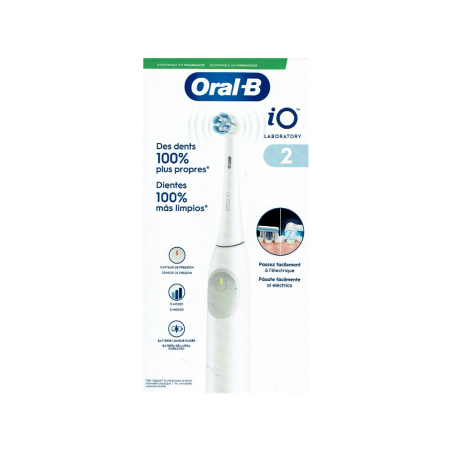 CEPILLO DENTAL ELECTRICO ORAL-B IO2 LABORATORY + 1 CABEZAL INTERDENTAL + 2 RECAMBIOS ULTIMATE CLEAN