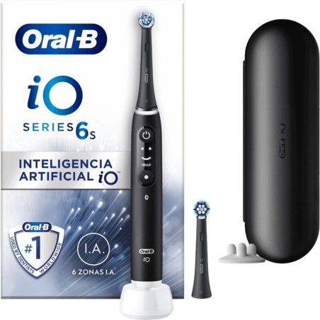 CEPILLO DENTAL ELECTRICO ORAL-B LIMPIEZA PROFESIONAL IO 6 1 UNIDAD COLOR NEGRO